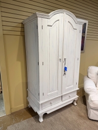 Distressed Wood Armoire